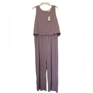 Elle Mara Lilac Lavender Split Back Jumpsuit